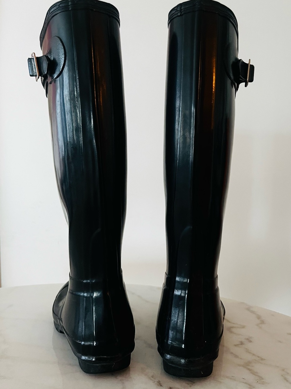 Hunter Original Tall Gloss Rain Boots Black Size UK 5 | EU 38 | US 7 - Picture 2 of 9